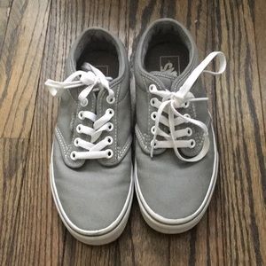 Vans gray shoes